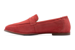 Strada Loafer Red | Women ABEO Footwear Casual Shoes