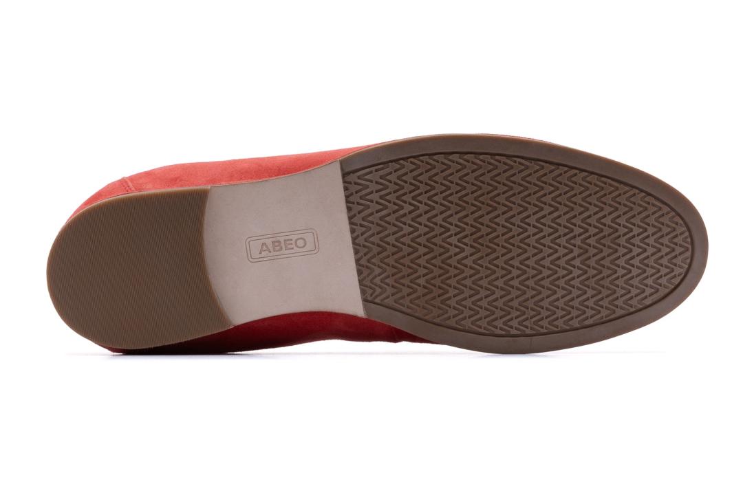 Strada Loafer Red | Women ABEO Footwear Casual Shoes