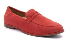 Strada Loafer Red | Women ABEO Footwear Casual Shoes