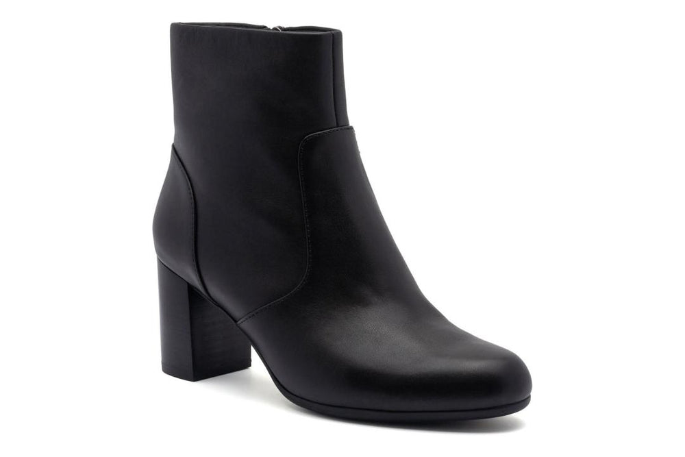 Tempo Ankle Black Nappa | Women ABEO Footwear Boots