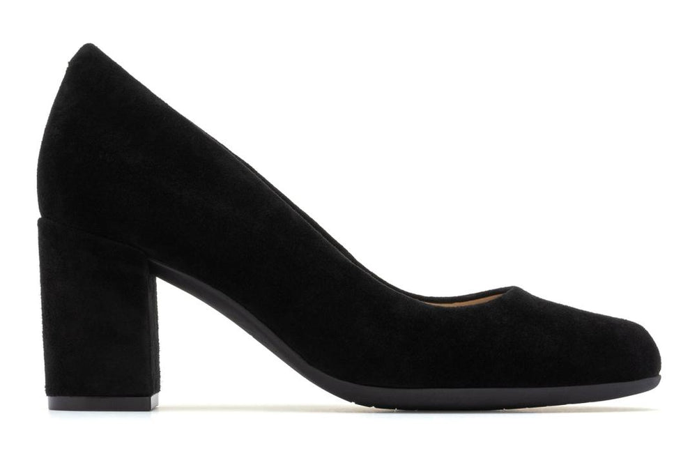 Tempo Pump Black Suede | Women ABEO Footwear Dress