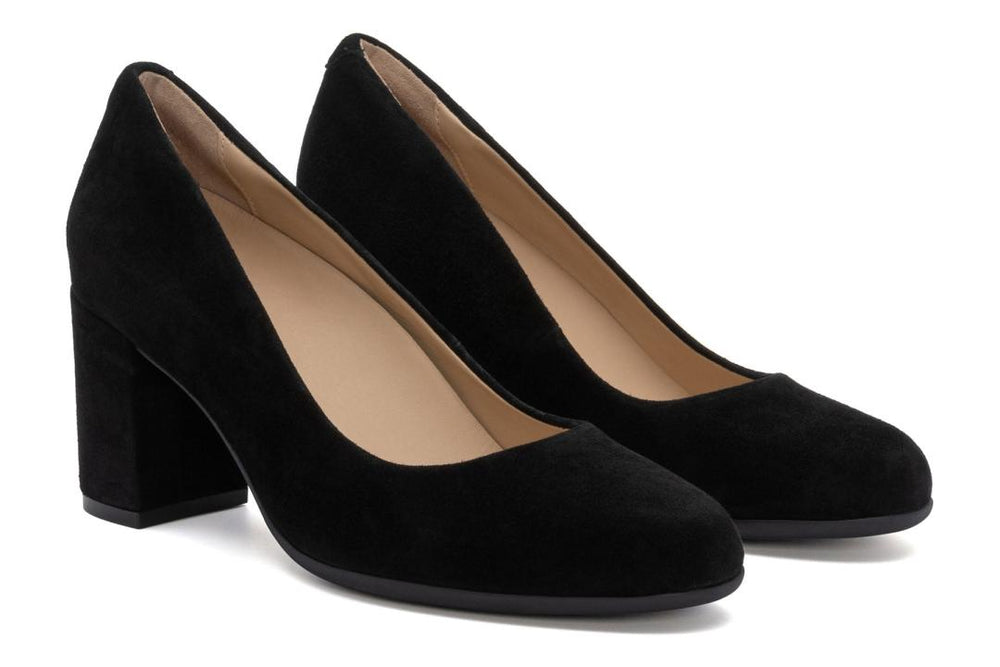 Tempo Pump Black Suede | Women ABEO Footwear Dress