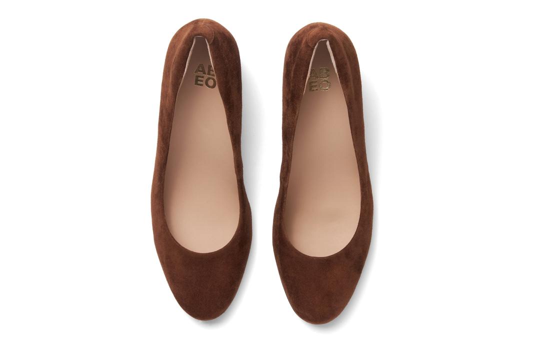 Tempo Pump Caramel Suede | Women ABEO Footwear Dress