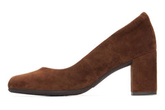 Tempo Pump Caramel Suede | Women ABEO Footwear Dress