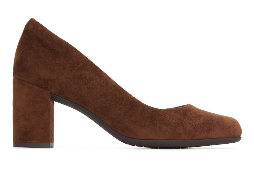 Tempo Pump Caramel Suede | Women ABEO Footwear Dress