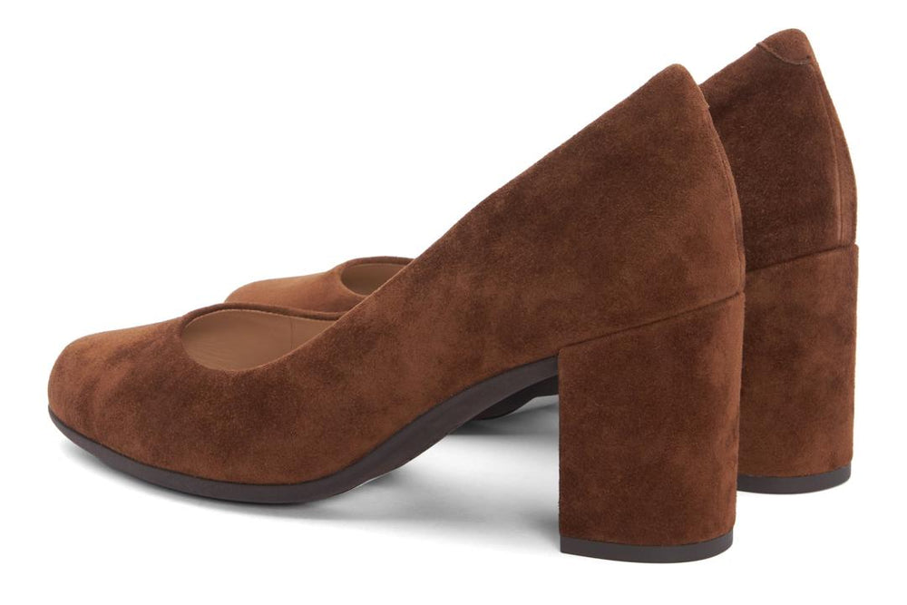 Tempo Pump Caramel Suede | Women ABEO Footwear Dress