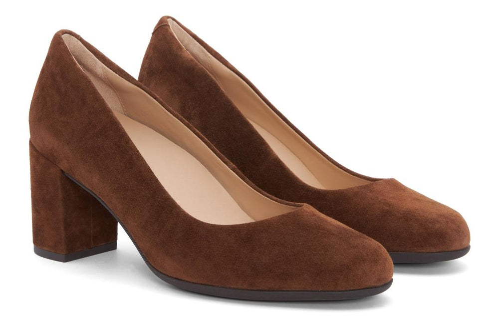 Tempo Pump Caramel Suede | Women ABEO Footwear Dress