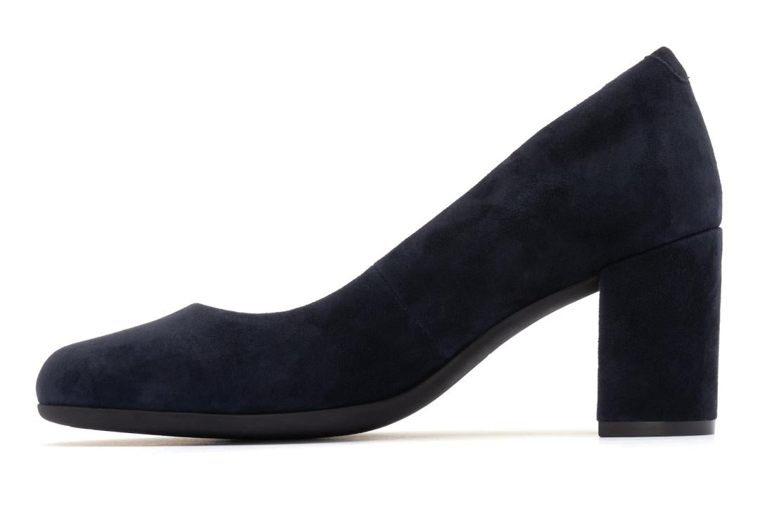 Tempo Pump Navy Suede | Women ABEO Footwear Dress