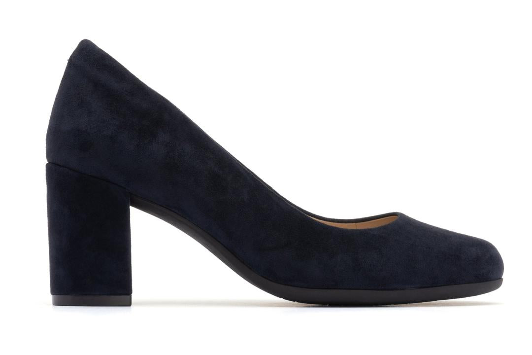 Tempo Pump Navy Suede | Women ABEO Footwear Dress