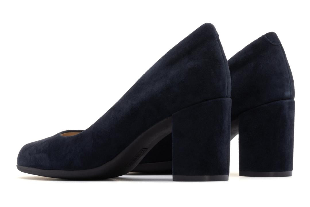 Tempo Pump Navy Suede | Women ABEO Footwear Dress