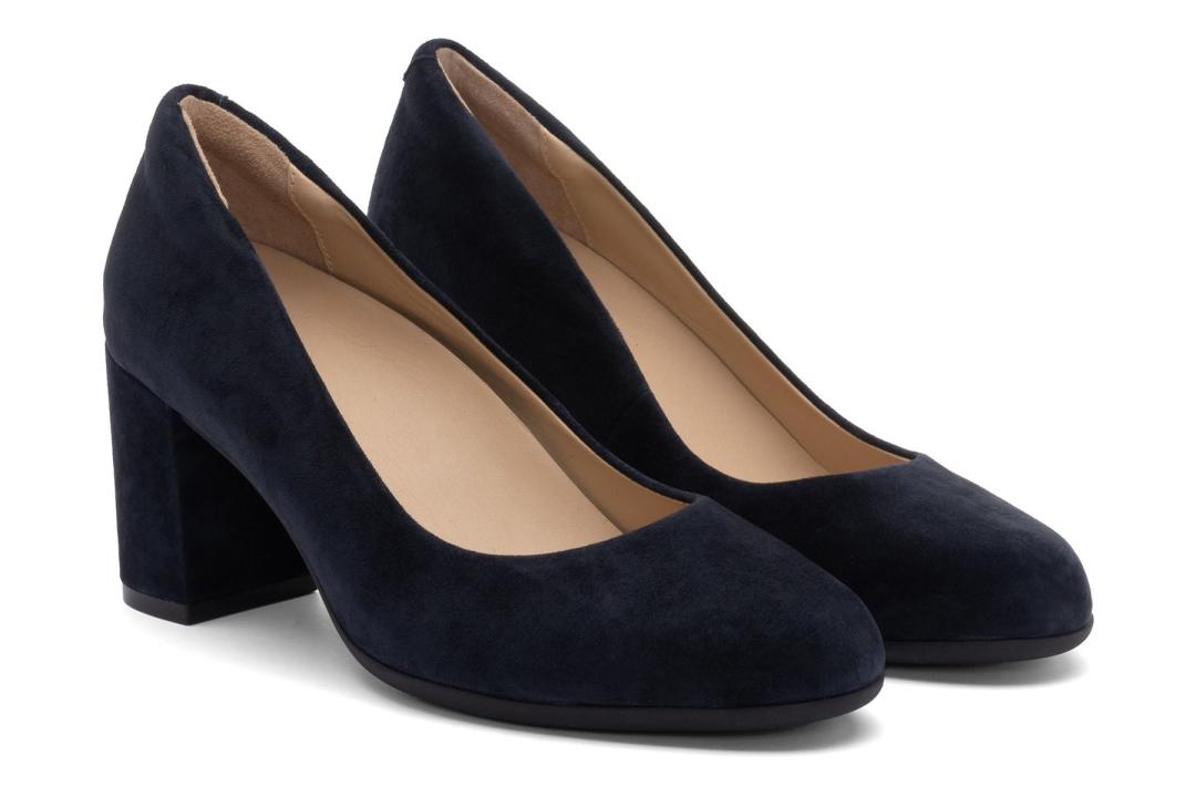 Tempo Pump Navy Suede | Women ABEO Footwear Dress