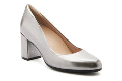 Tempo Pump Silver Metallic Leather | Women ABEO Footwear Dress