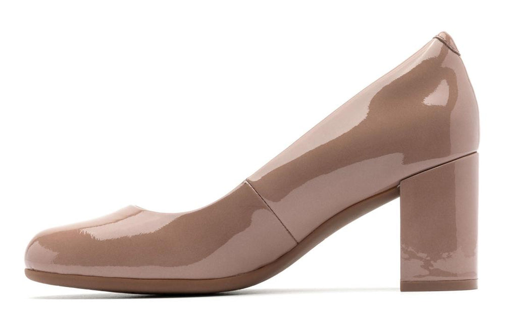 Tempo Pump Tan Patent | Women ABEO Footwear Dress