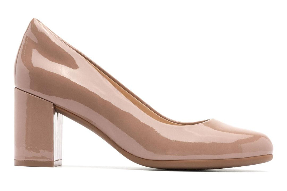 Tempo Pump Tan Patent | Women ABEO Footwear Dress