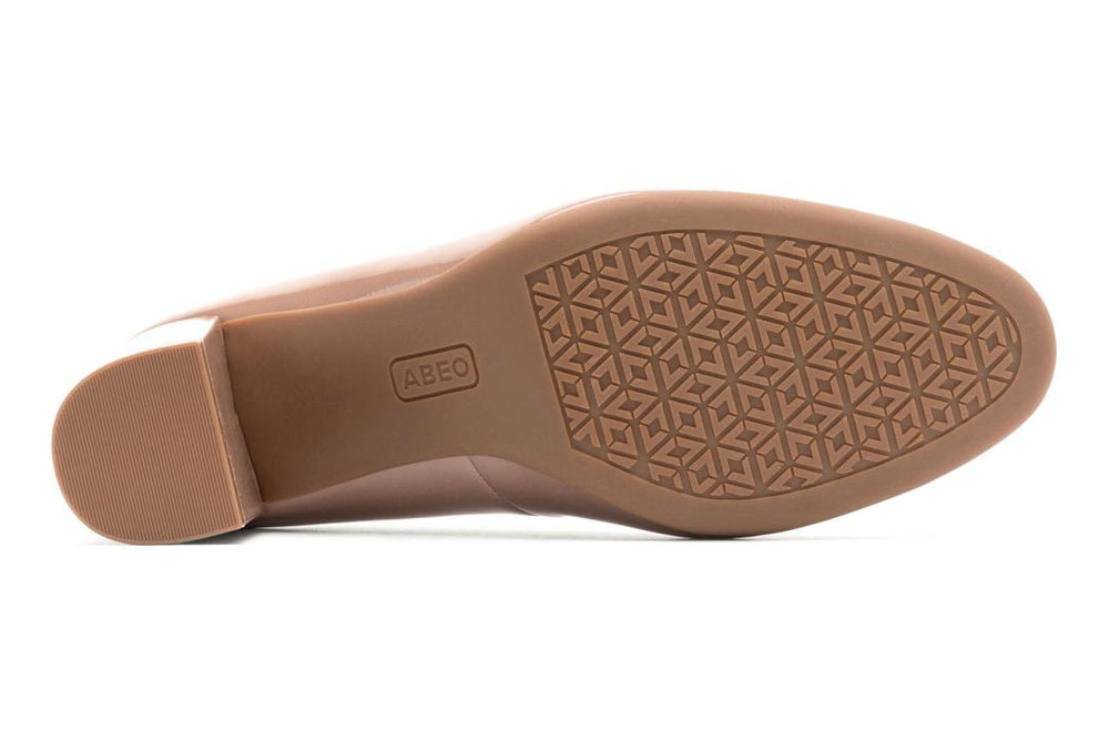 Tempo Pump Tan Patent | Women ABEO Footwear Dress