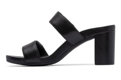 Tempo Slide Black Leather | Women ABEO Footwear Dress