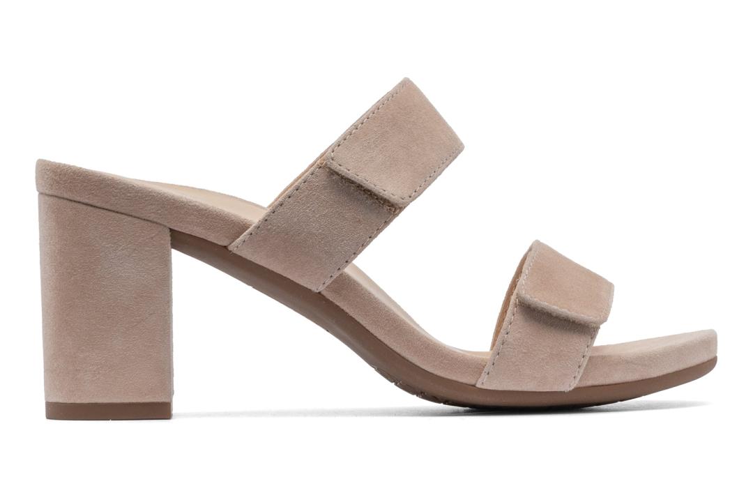Tempo Slide Cuban Sand Suede | Women ABEO Footwear Dress