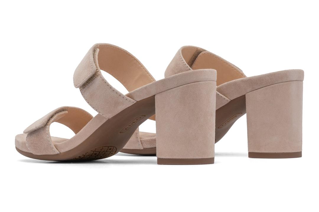Tempo Slide Cuban Sand Suede | Women ABEO Footwear Dress