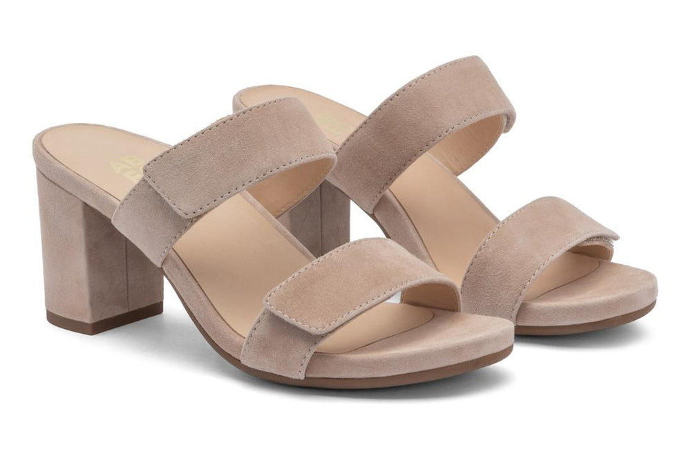 Tempo Slide Cuban Sand Suede | Women ABEO Footwear Dress