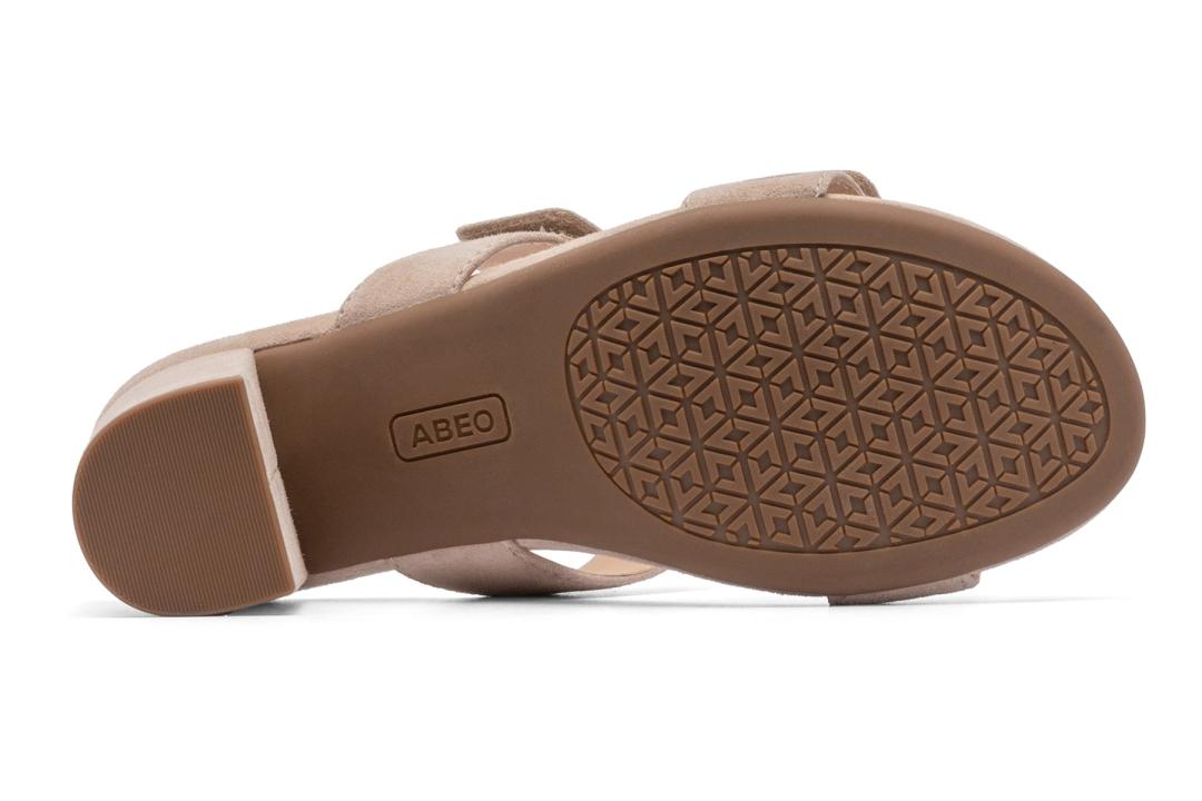 Tempo Slide Cuban Sand Suede | Women ABEO Footwear Dress