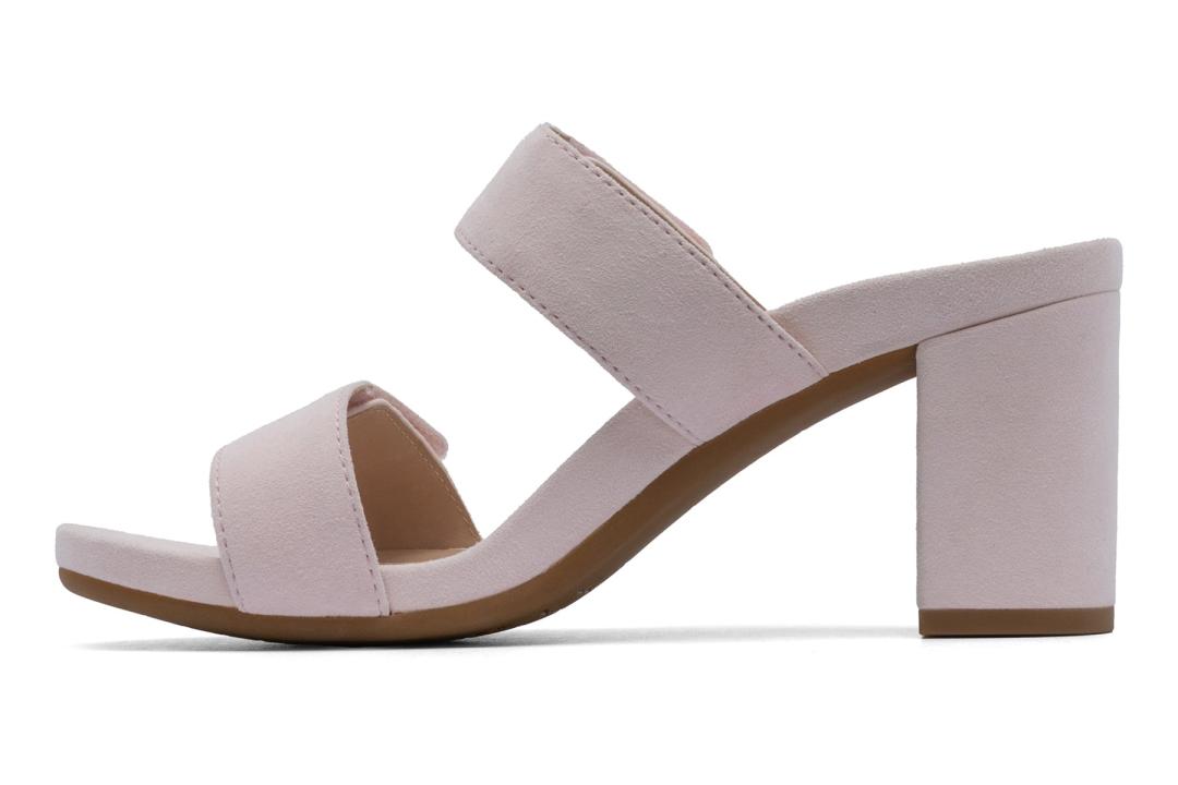 Tempo Slide Pink Suede | Women ABEO Footwear Dress