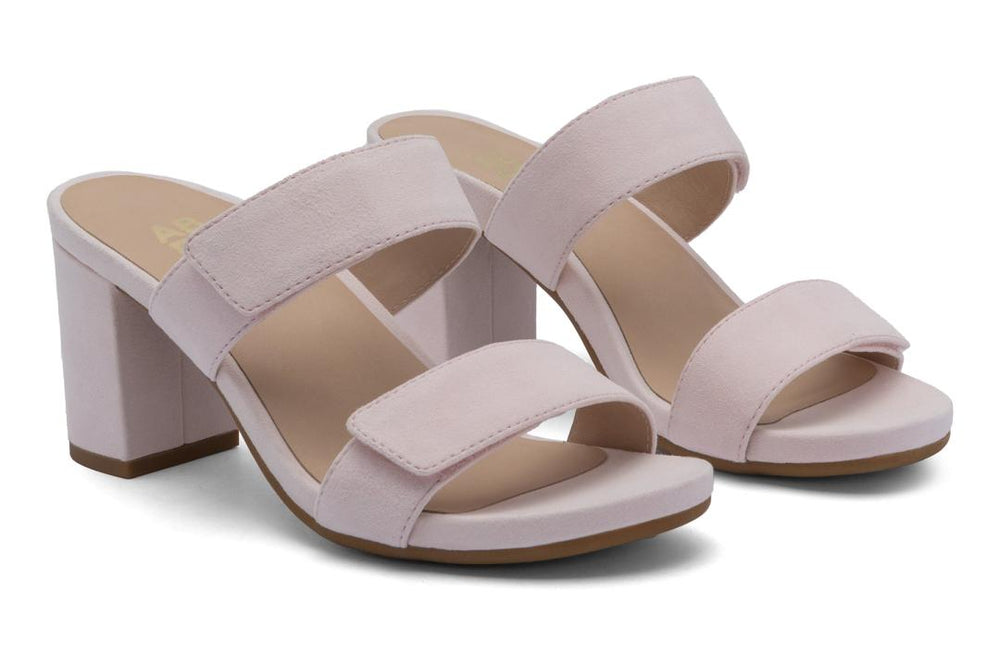 Tempo Slide Pink Suede | Women ABEO Footwear Dress