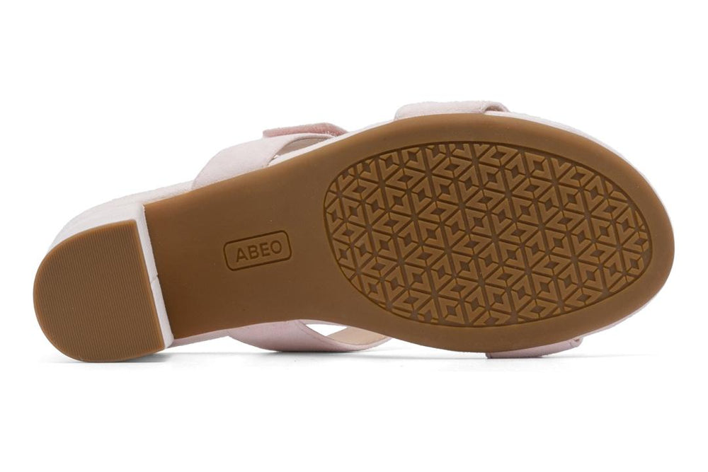 Tempo Slide Pink Suede | Women ABEO Footwear Dress