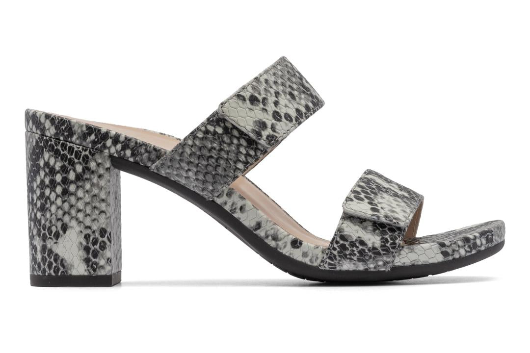 Tempo Slide Snake Print Leather | Women ABEO Footwear Dress