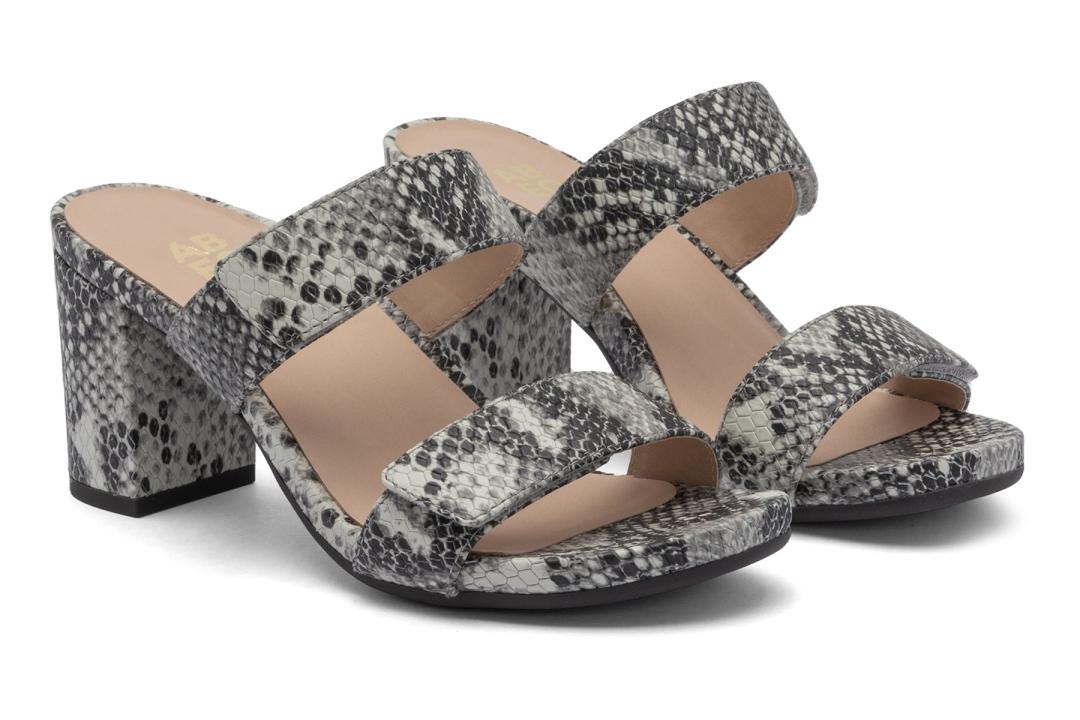 Tempo Slide Snake Print Leather | Women ABEO Footwear Dress