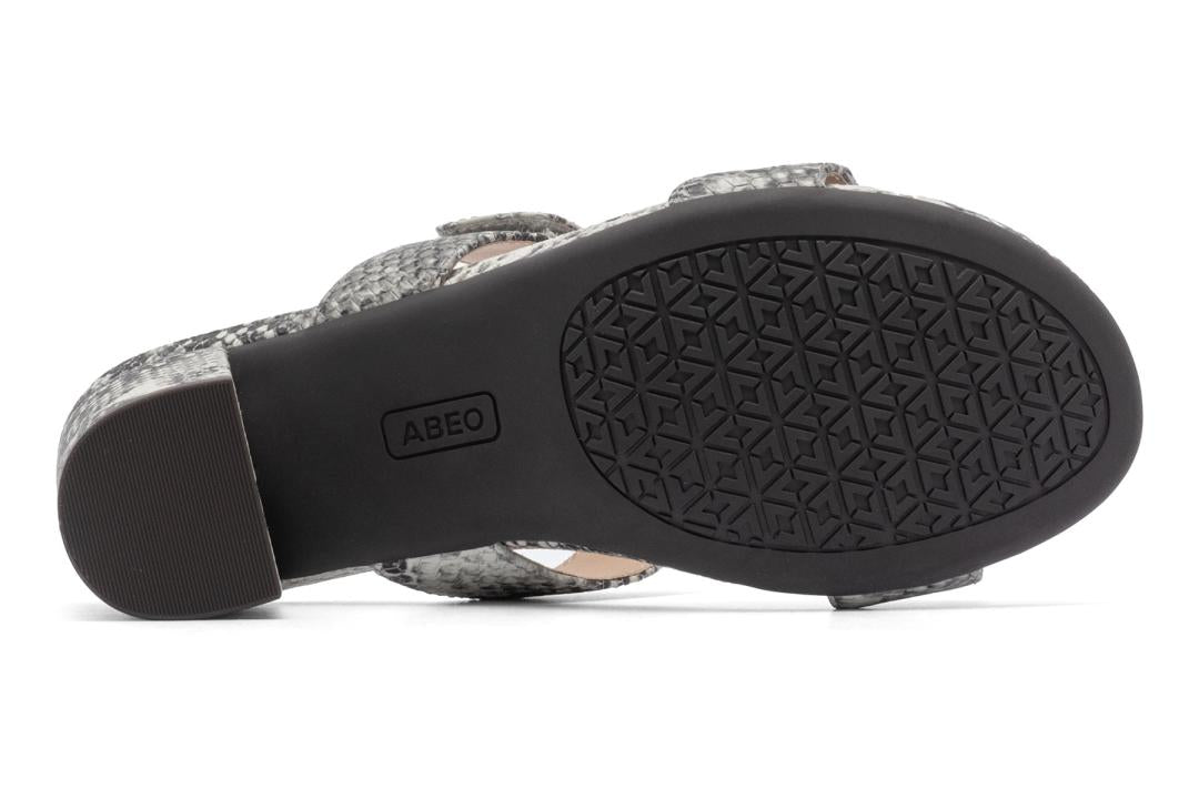 Tempo Slide Snake Print Leather | Women ABEO Footwear Dress