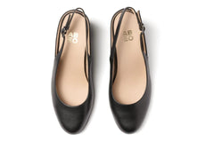 Tempo Slingback Black | Women ABEO Footwear Dress