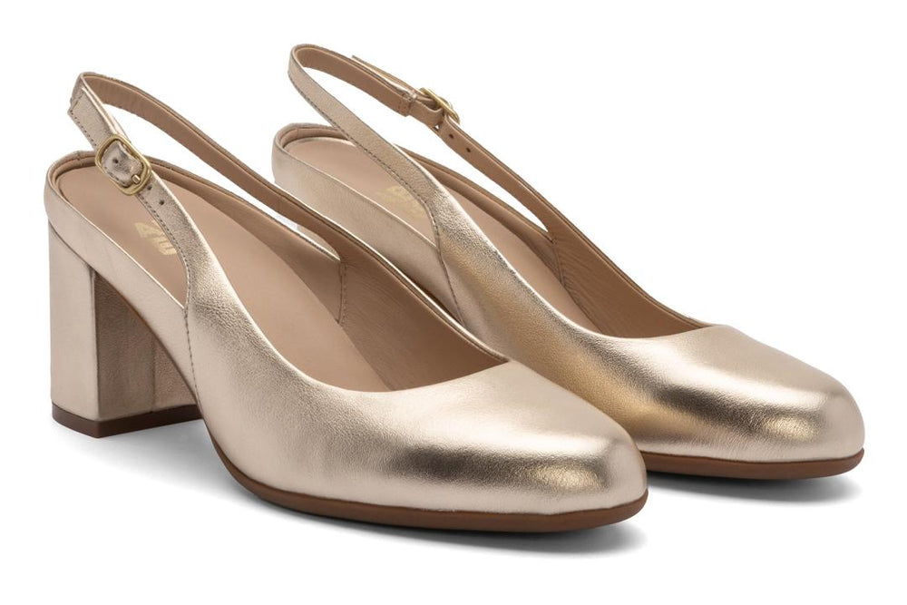 Tempo Slingback Light Gold | Women ABEO Footwear Dress