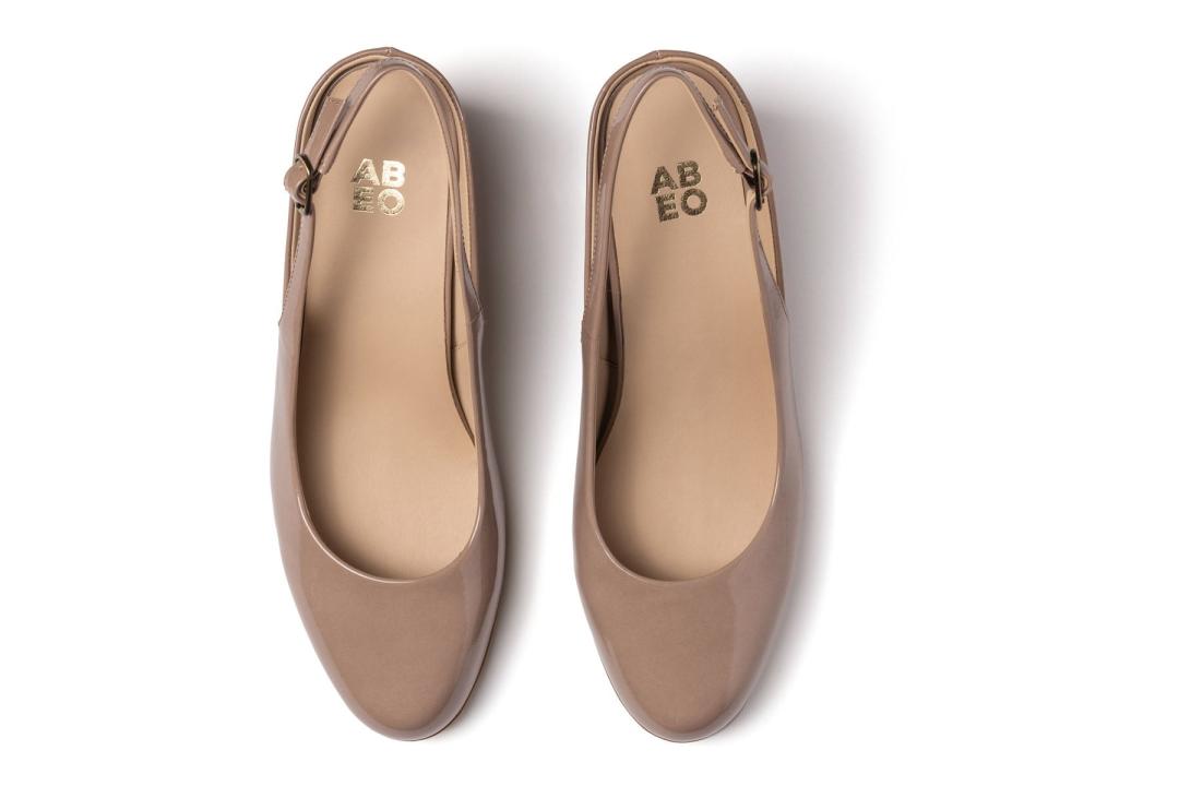Tempo Slingback Tan Pat | Women ABEO Footwear Dress