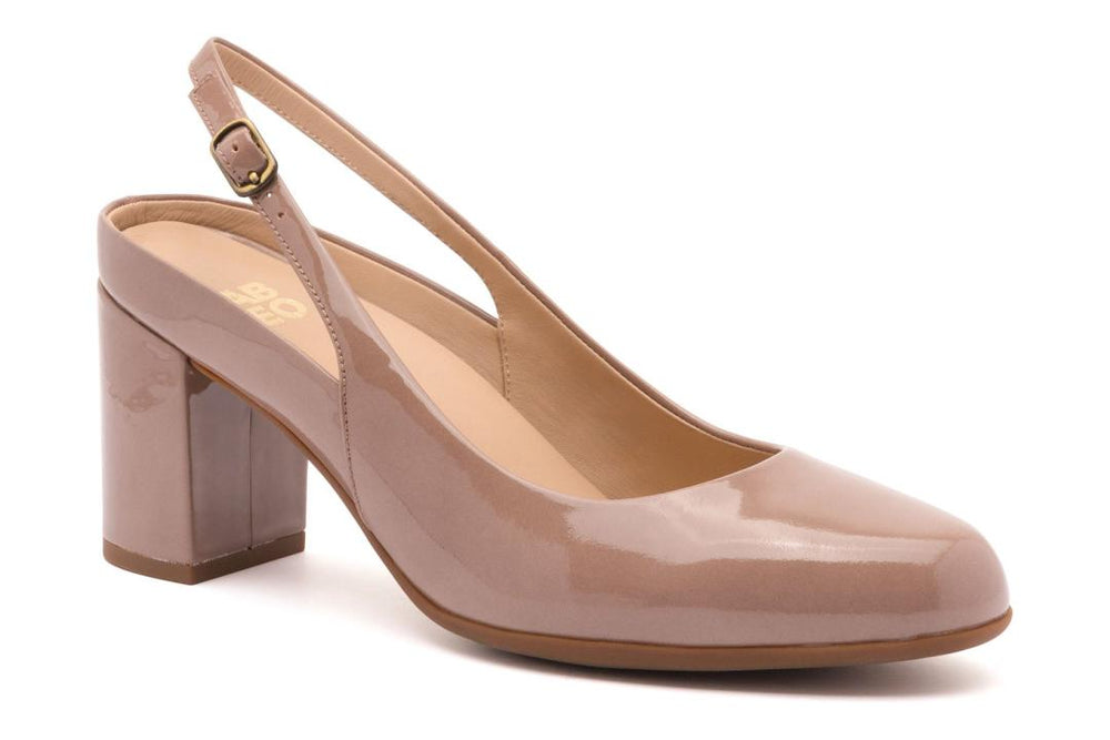 Tempo Slingback Tan Pat | Women ABEO Footwear Dress