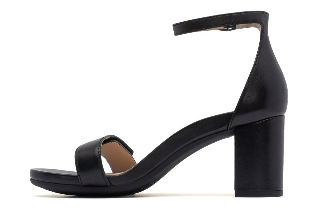 Tempo Strap Black Leather | Women ABEO Footwear Dress