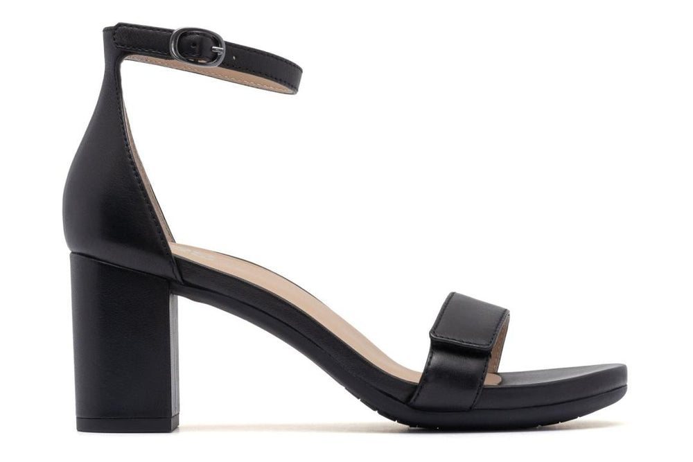 Tempo Strap Black Leather | Women ABEO Footwear Dress