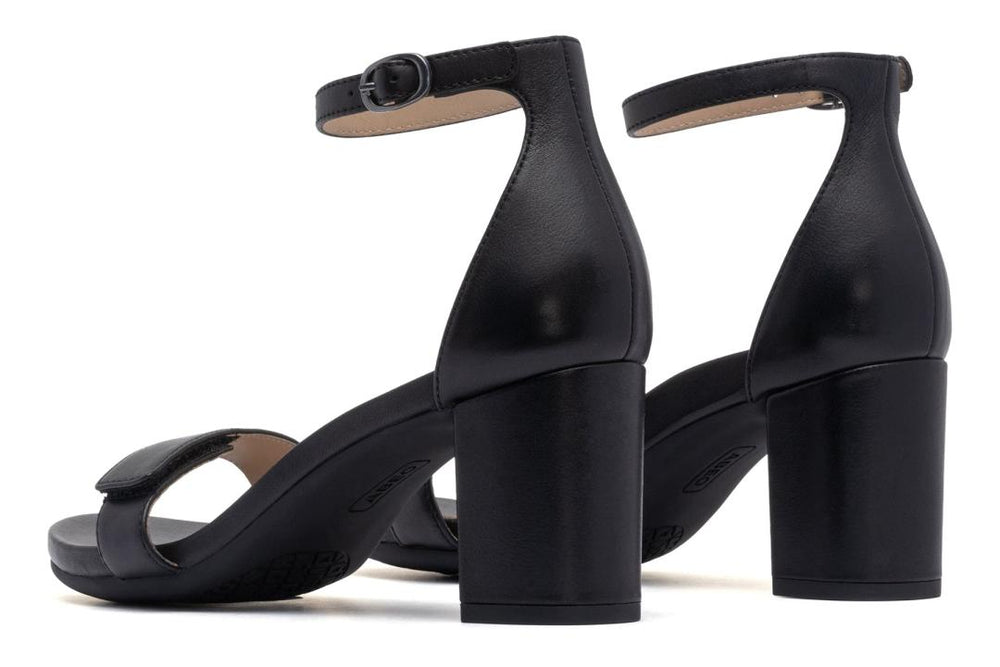 Tempo Strap Black Leather | Women ABEO Footwear Dress
