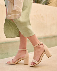 Tempo Strap Cuban Sand Nubuck | Women ABEO Footwear Dress