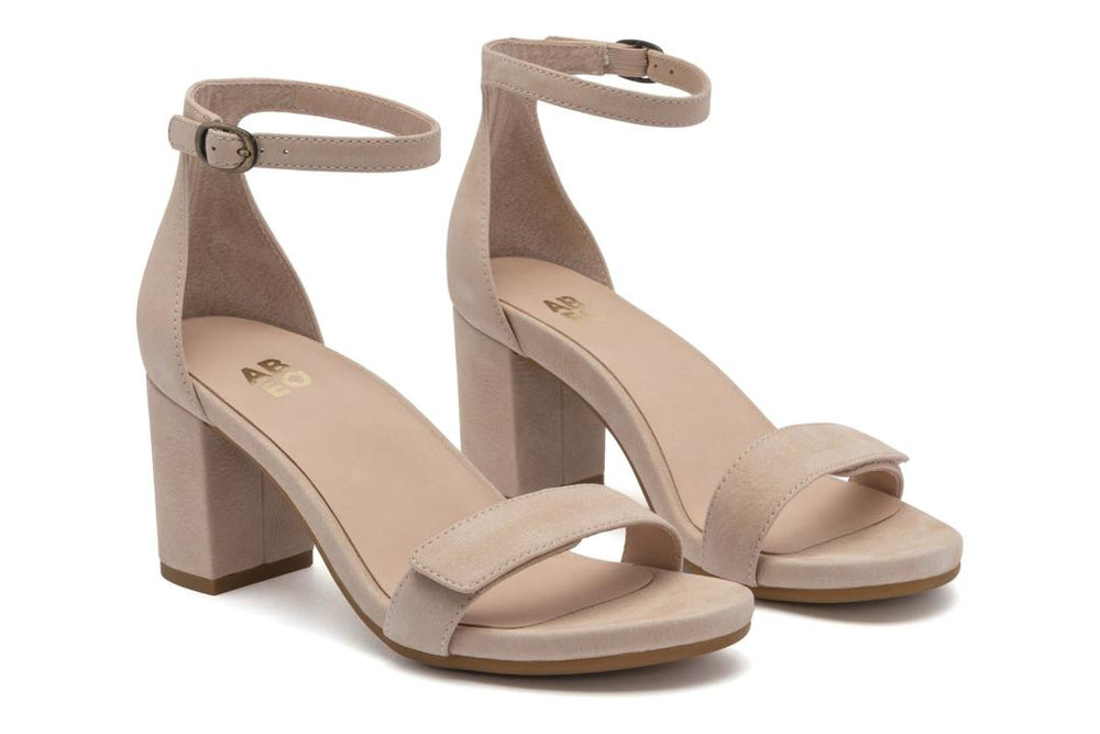 Tempo Strap Cuban Sand Nubuck | Women ABEO Footwear Dress