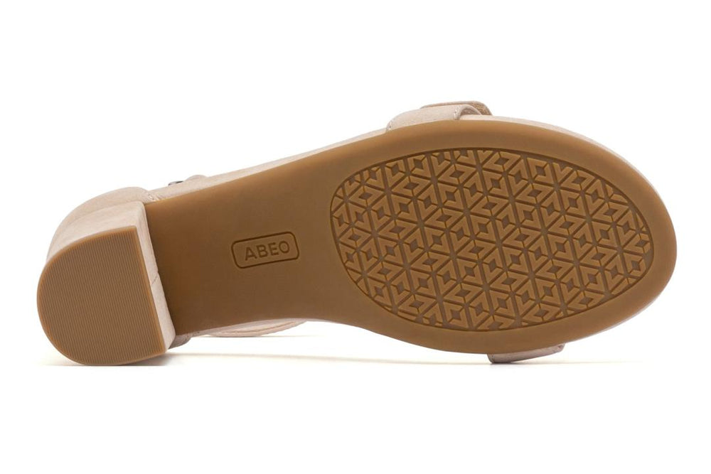 Tempo Strap Cuban Sand Nubuck | Women ABEO Footwear Dress