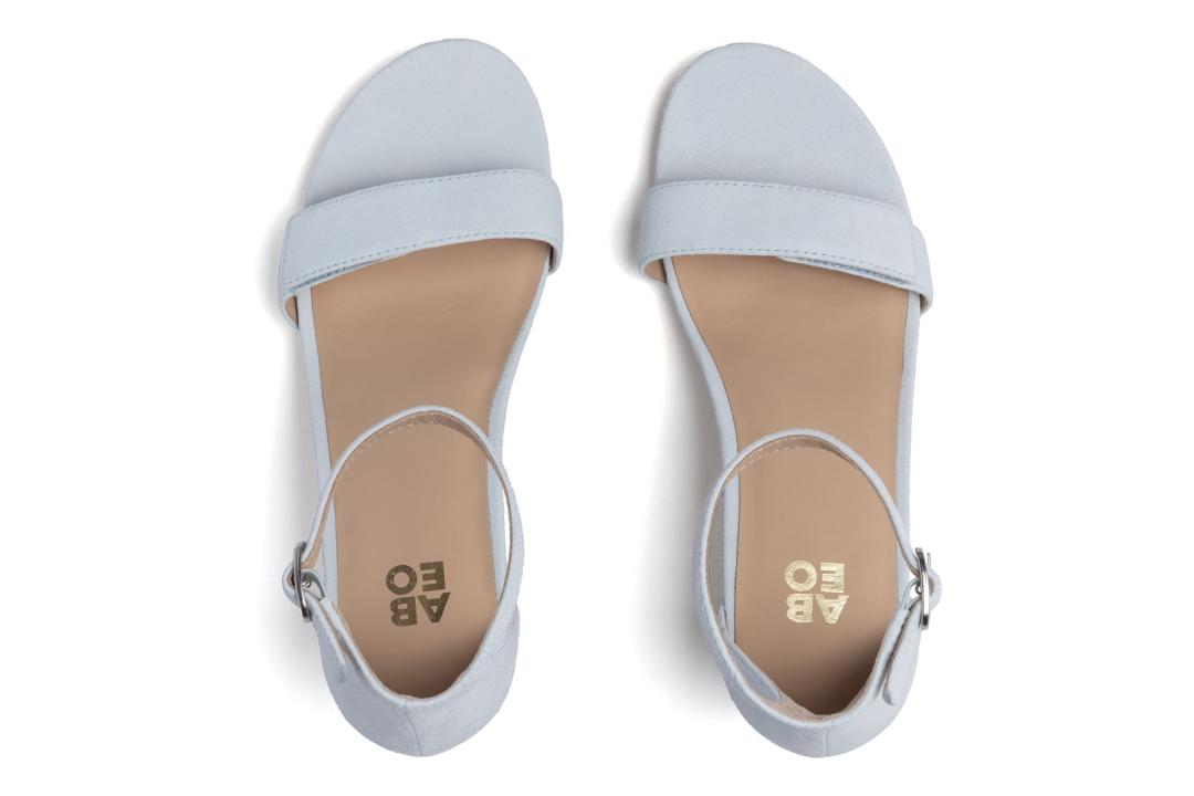 Tempo Strap Light Blue Suede | Women ABEO Footwear Dress