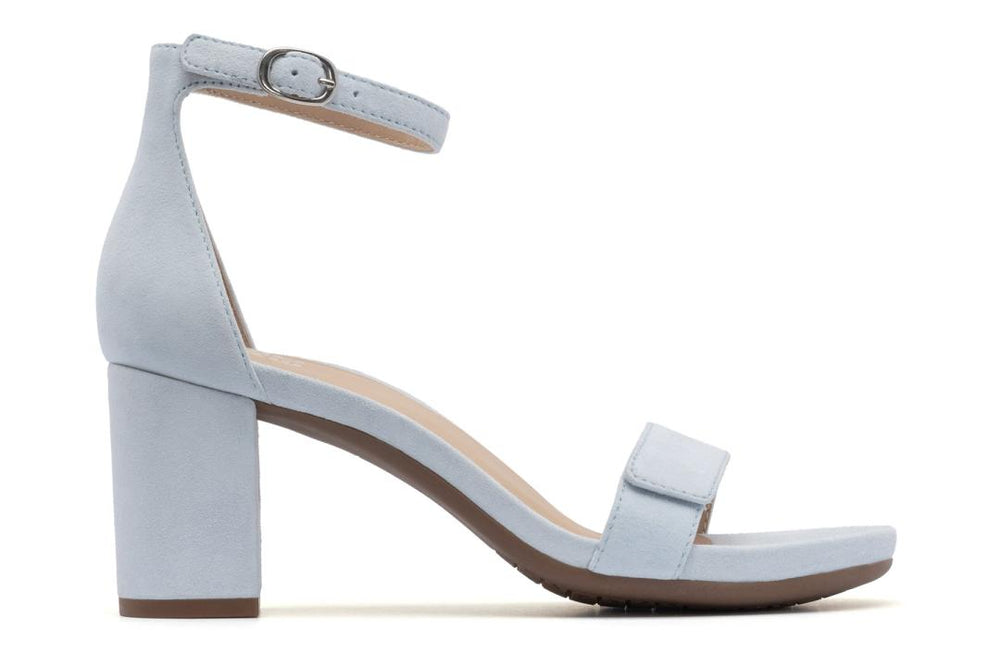 Tempo Strap Light Blue Suede | Women ABEO Footwear Dress