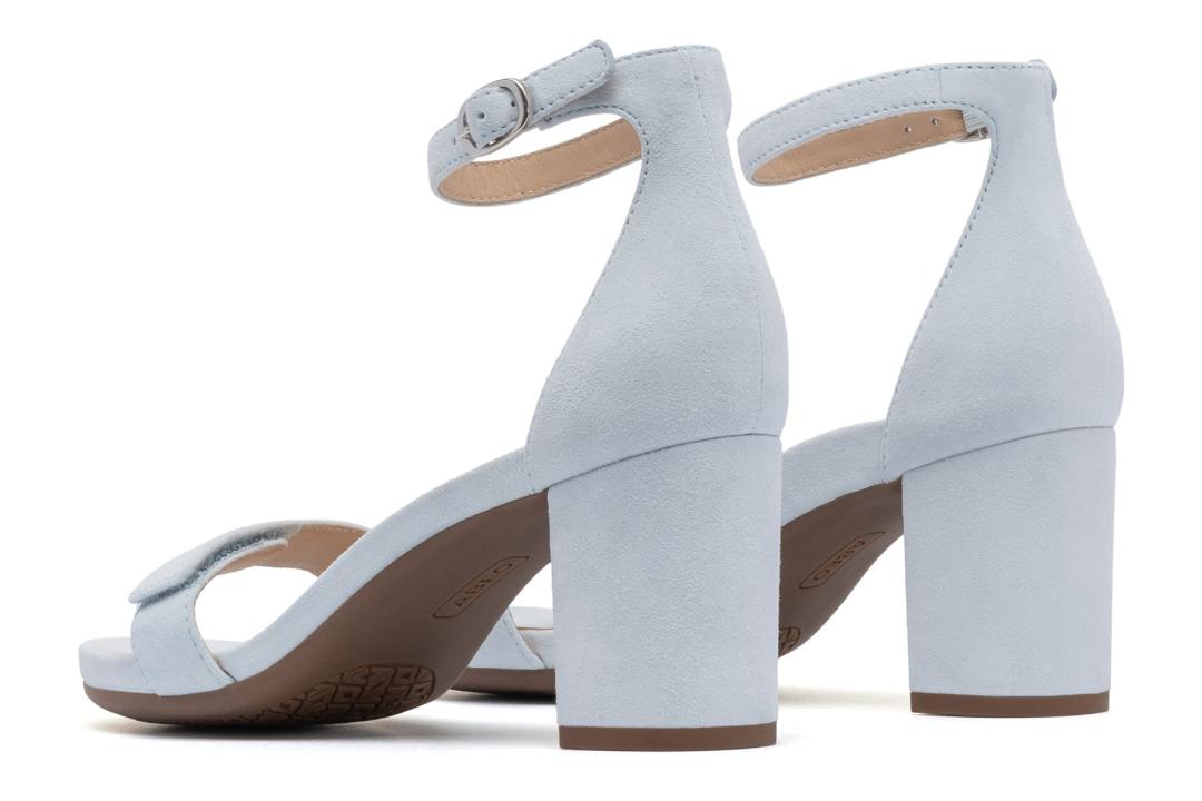 Tempo Strap Light Blue Suede | Women ABEO Footwear Dress