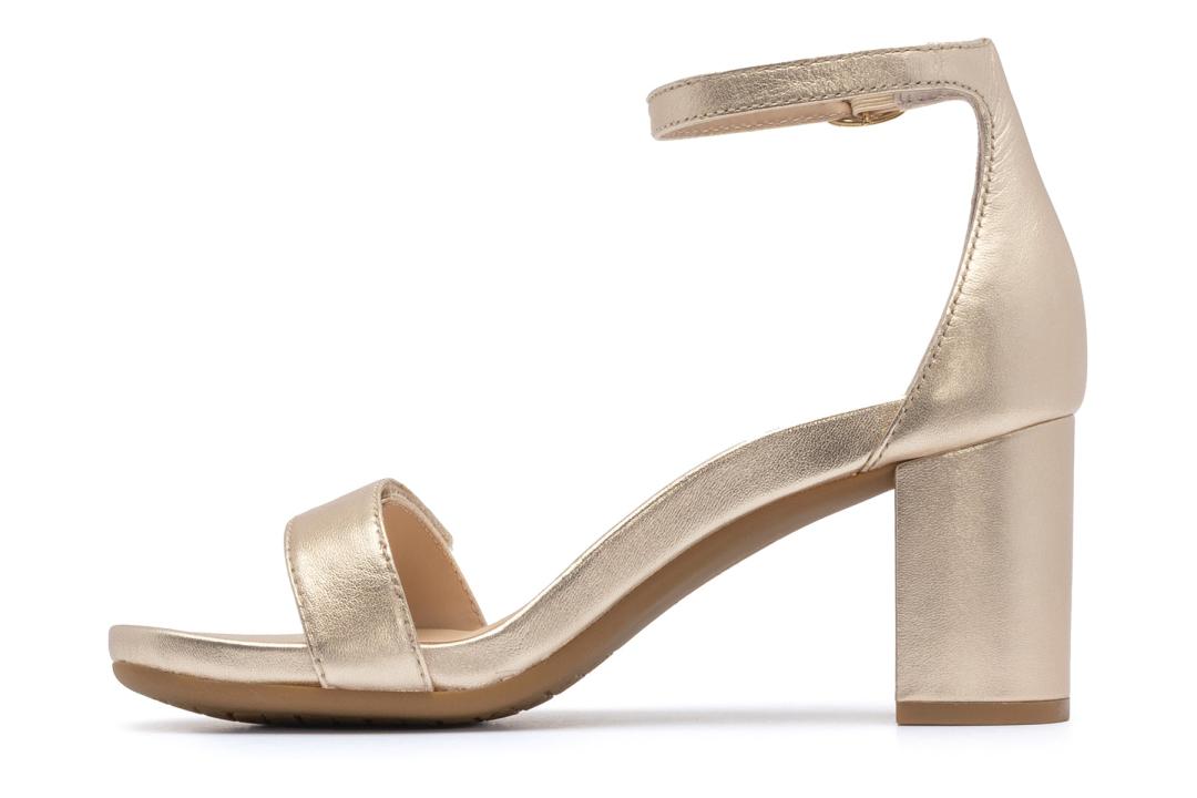 Tempo Strap Light Gold Leather | Women ABEO Footwear Dress
