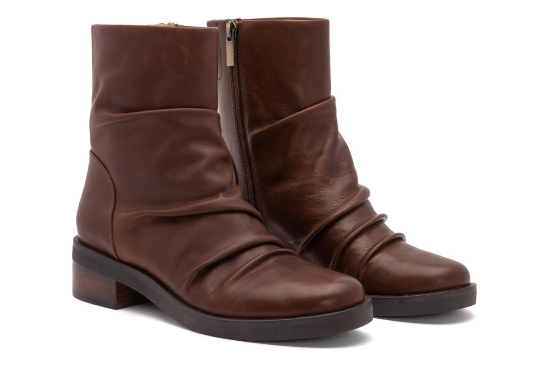 Traverse Scrunch Brown | Women ABEO Footwear Boots
