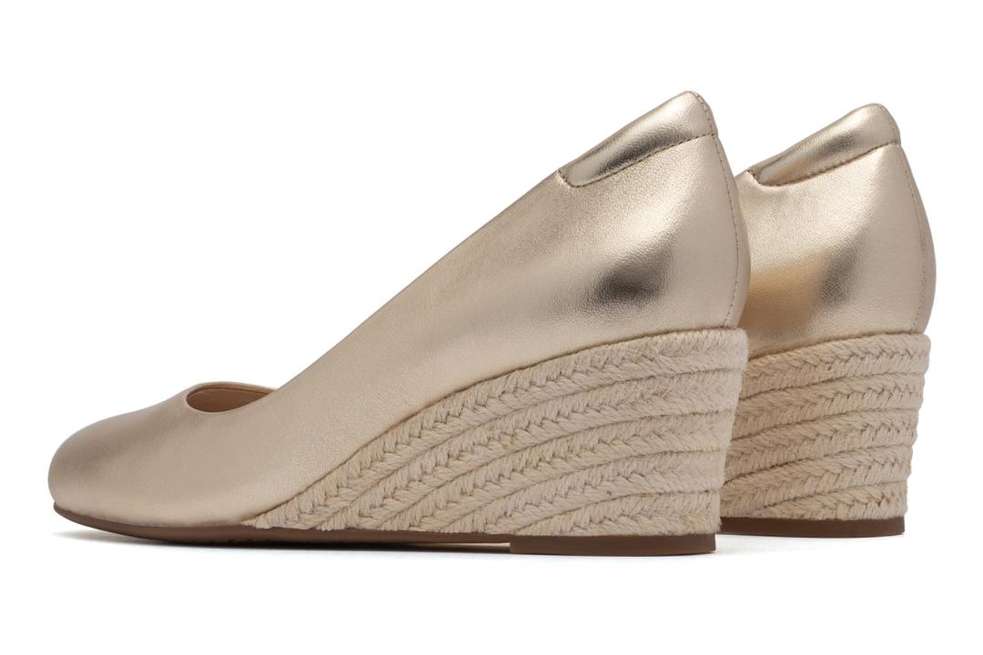 Veranda Espadrille Light Gold | Women ABEO Footwear Dress