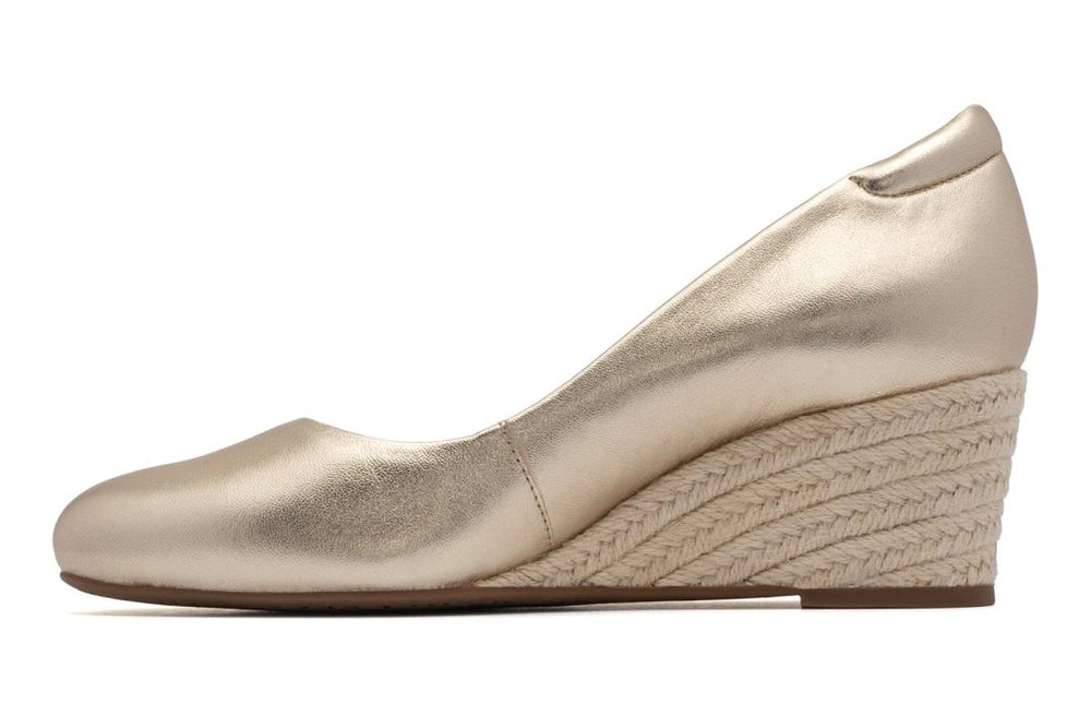 Veranda Espadrille Light Gold | Women ABEO Footwear Dress