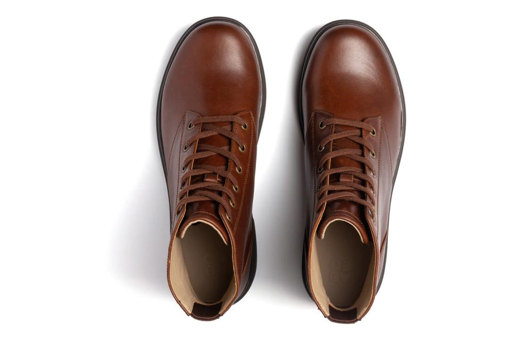 Vista Lace Dark Tan | Women ABEO Footwear Boots