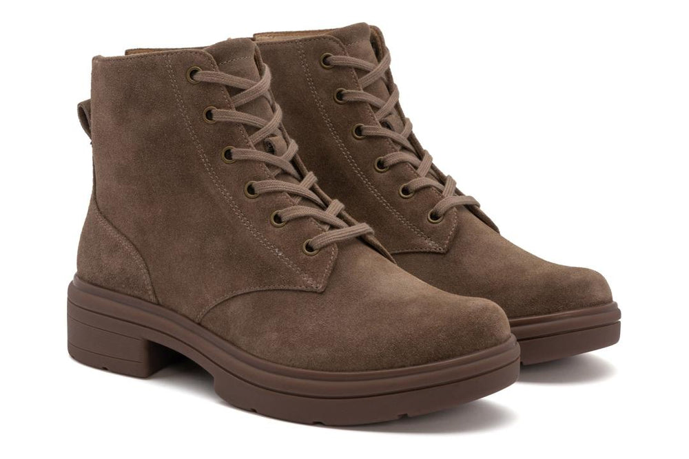 Vista Lace Taupe Suede | Women ABEO Footwear Boots