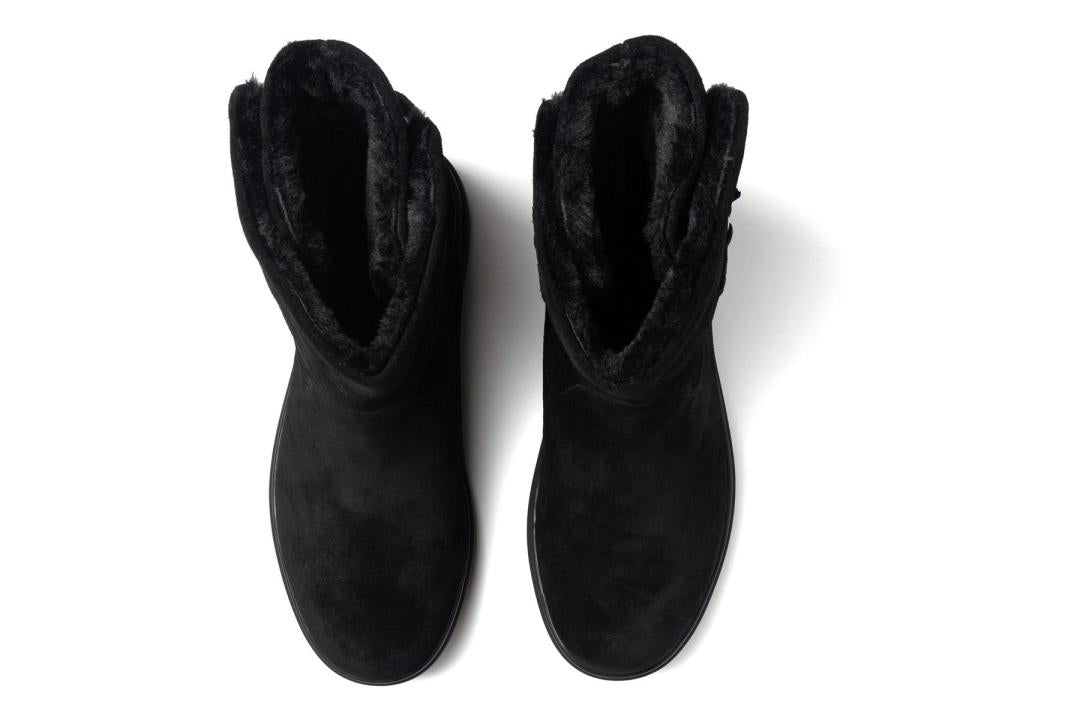 Vista Mid Boot Black Suede | Women ABEO Footwear Boots